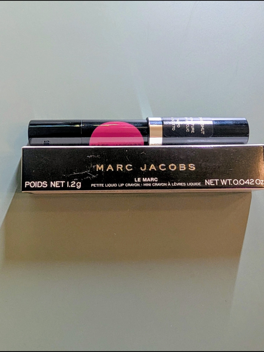 Marc Jacobs Liquid Lip Crayon in Plum N Get it